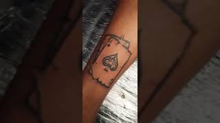 playing card tattoo