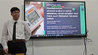 Sidang TA  Informatika ITB: Aplikasi m-Health mengenali 7 segmen digit pada alat ukur tekanan darah