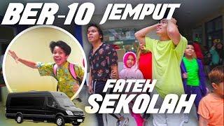 Rusuh Jemput Fateh Hari Pertama Sekolah Ber-10, Bikin Histeris Satu Sekolah