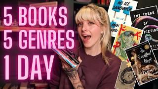 reading 5 BOOKS in 1 DAY ⏰ (reading vlog)