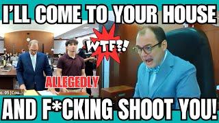 BEYOND PISSED JUDGE FLEISCHER HITS HIS BOILING POINT WITH YOUNG MAN'S THREATS!