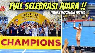 Full Moment Haru Pemain Timnas Indonesia Juara Futsal | After Match FINAL ASEAN FUTSAL CHAMPIONSHIP