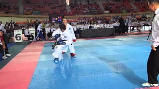 Tom Harris (Wal) v Evgenii Otsimik (Rus) -57kg Male Sparring