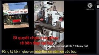 Clip 108:Máy phay Nhật bãi | Máy công cụ Phúc Thắng | Máy phay bãi | Máy phay cũ