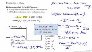 Percent Excess Air (Combustion)