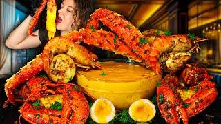 KING CRAB SEAFOOD BOIL MUKBANG | SEAFOOD | MUKBANG | LOBSTER | SEAFOOD BOIL | ASMR EATING |ASMR FOOD