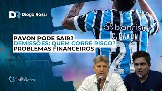 DEMISSÕES PRÓXIMAS? | PROBLEMAS FINANCEIROS | GRÊMIO PROCURA REFORÇOS | PAVON DE SAÍDA?