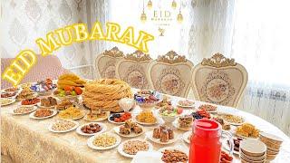 Eid MubarakПОДГОТОВКА К ПРАЗДНИКУПОДАРКИСАНЗЫНАШ СТОЛ️ #eid #праздник #family #home