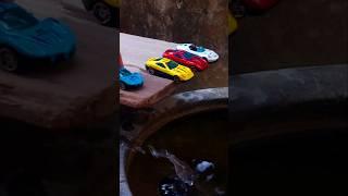 Queueing to fall in water | Relaxing with Toys #shorts #satisfying #viral# #shortvideo #toys