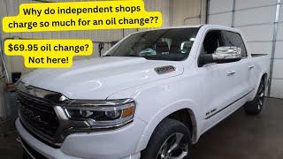 Speed lube pricing vs Independent shop pricing for an oil change. Why the big difference?!