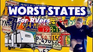 Easily The WORST States for RVers- TOP 5 You’ll Actually Want To Avoid!