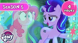 SEASON 5 MINI MOVIE | 4 HOURS | My Little Pony: Friendship is Magic | Mega Compilation 