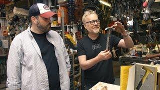 Inside Adam Savage's Cave: Book-Turned-Hammer!