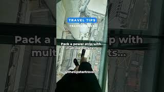 Travel Tips - Travel Hacks - Pack a power strip with multiple outlets...