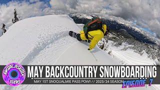 Snowboarding Backcountry Powder in MAY? H-YAH! // EP7