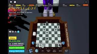 Anime chess battle. But in blox fruit