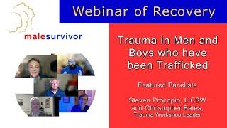 Webinar: Trauma in Men & Boys Who Have Been Trafficked