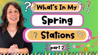 Center & Station Activities - Kindergarten/First-Grade For Independent Learning - Spring