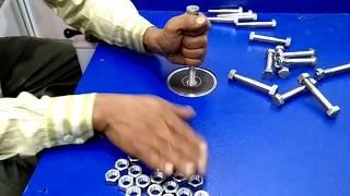 Nut Bolt Assembly semi atomatic machine