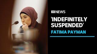 Senator Fatima Payman 'indefinitely suspended' from Labor caucus after defying party line | ABC News