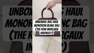 #SHORTS UNBOXING MONOROW BLANC BAG FROM KOREA