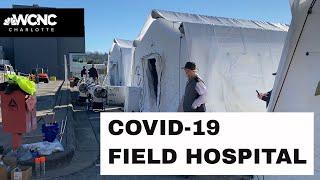 INSIDE LOOK: 30-bed emergency field hospital constructed in Lenoir