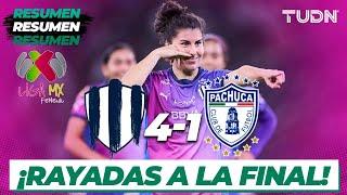 Resumen y goles | Monterrey 4-1 Pachuca | Liga Mx Femenil AP2024-Semis | TUDN