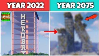 I Saw Herobrine SMP 2075 In Crafting And Building | Vizag OP | Crafting And Building