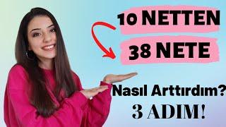 TYT TÜRKÇE 38 NET! 3 Adımda Nasıl Çalıştım? Paragraf ve Dil Bilgisi