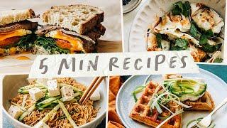 5 Minute Meal Ideas that are Easy and Delicious!