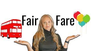 Fair vs. Fare [SAT Vocabulary] SAT Words