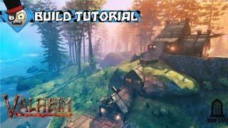 Valheim - How to Build a Cave House - With small Starter Base Tutorial