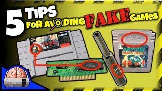 5 Tips to Avoid FAKE Video Games | How to spot Counterfeit Phony NES SNES GBA spotting