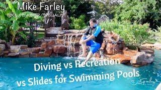 Diving vs Recreation vs Slides with Swimming Pools