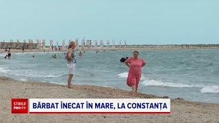 Un bărbat s-a înecat pe litoral, în Constanța, unde a fost vânt puternic