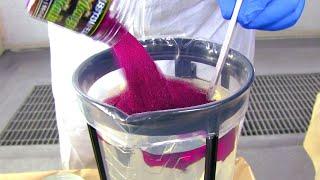 Custom painting method / Magic Flake Pink Purple / Step by Step / Master painting