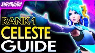 RANK 1 SUPERVIVE CELESTE GUIDE! - ABILITIES + HOW TO PLAY + CELESTE GAMEPLAY! || SUPERVIVE
