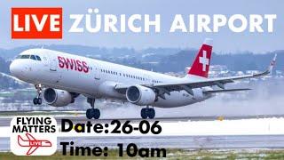 LIVE PlaneSpotting  #ZÜRICH AIRPORT (Kloten)