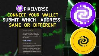 PIXELVERSE WALLET  CONNECT | SAME OR DIFFERENT #pixelverse #withdraw