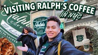 Visiting Ralph's Coffee in NYC + Christmas Photoshoot |Vlogmas Day 20