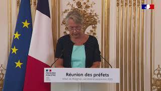 Réception des préfets à l'Hôtel de Matignon