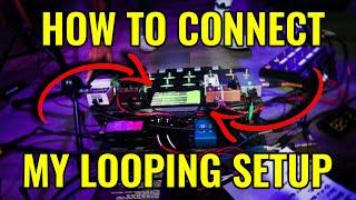 Setting up my Looping Equipment - Live Show in Nashville