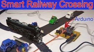 Automatic railway gate control system project #electronicsproject  #scienceproject