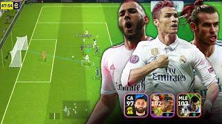 GamePlay com CR7 Bale e Benzema no eFootball 24 Mobile