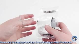 How To Remove Clips And Tabs From Cartridges (with print head)