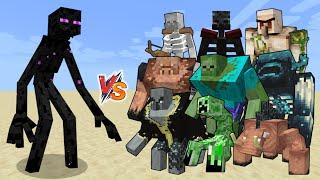 Mutant Enderman vs Mutant creatures - Mutant Enderman vs mutant mobs -Mutant Enderman vs all mutants