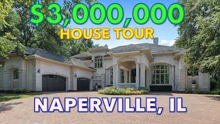 HOUSE TOUR INSIDE A $3 MILLION MANSION IN NAPERVILLE ILLINOIS **Chicago Suburbs**