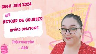 Retour de courses pour mon apéro dinatoire 