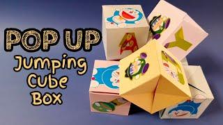 DIY POP UP Jumping Cube Box Viral Step by Step Tutorial | Surprise Gift idea for the loved one