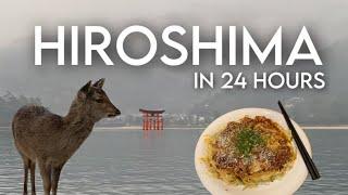 Hiroshima in 24 hours // Okonomiyaki, Peace Memorial Museum, Itsukushima, Travel Vlog //